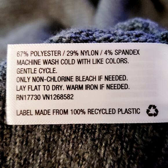 Prologue by Target Gray Knit Bubble Sleeve Crewneck Sweater Dress Women's Size M - Picture 6 of 6